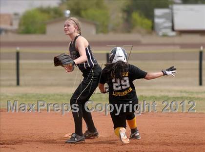 Thumbnail 3 in Lake Mead Academy vs Arizona Lutheran (Spring Slam Tournament) photogallery.