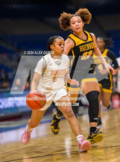 Thumbnail 3 in South Grand Prairie vs Brennan (UIL 6A Basketball Semifinal) photogallery.