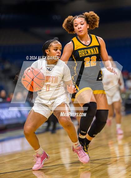 Thumbnail 1 in South Grand Prairie vs Brennan (UIL 6A Basketball Semifinal) photogallery.