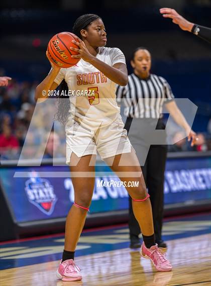 Thumbnail 2 in South Grand Prairie vs Brennan (UIL 6A Basketball Semifinal) photogallery.