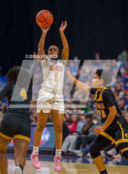 Thumbnail 1 in South Grand Prairie vs Brennan (UIL 6A Basketball Semifinal) photogallery.