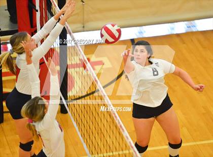 Thumbnail 3 in Ursuline Academy vs Riverside Academy (Sacred Heart Jamboree) photogallery.