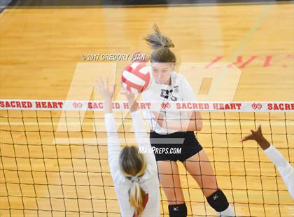 Thumbnail 1 in Ursuline Academy vs Riverside Academy (Sacred Heart Jamboree) photogallery.