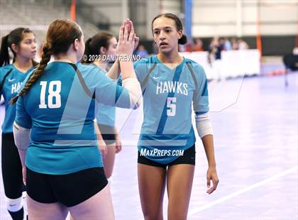 Thumbnail 2 in Hickory vs Academy of Central Florida (Endless Summer VB Tournament) photogallery.