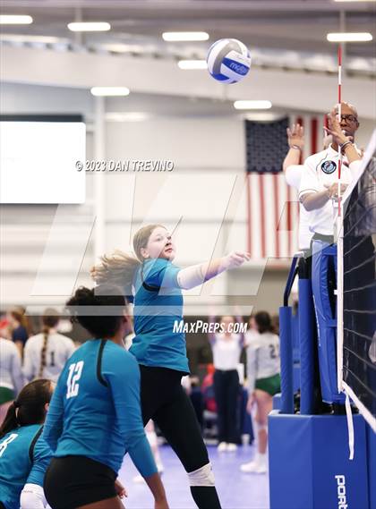 Thumbnail 2 in Hickory vs Academy of Central Florida (Endless Summer VB Tournament) photogallery.