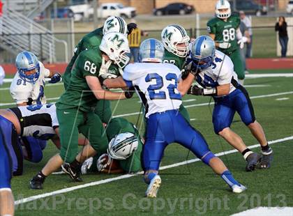 Thumbnail 3 in Holton vs Mulvane (KSHSAA 4A Regional Playoff) photogallery.