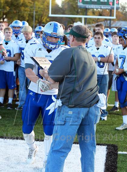 Thumbnail 3 in Holton vs Mulvane (KSHSAA 4A Regional Playoff) photogallery.
