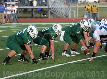 Thumbnail 3 in Holton vs Mulvane (KSHSAA 4A Regional Playoff) photogallery.