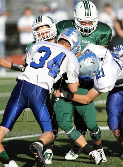 Thumbnail 3 in Holton vs Mulvane (KSHSAA 4A Regional Playoff) photogallery.