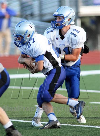 Thumbnail 3 in Holton vs Mulvane (KSHSAA 4A Regional Playoff) photogallery.