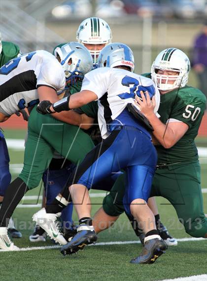Thumbnail 2 in Holton vs Mulvane (KSHSAA 4A Regional Playoff) photogallery.