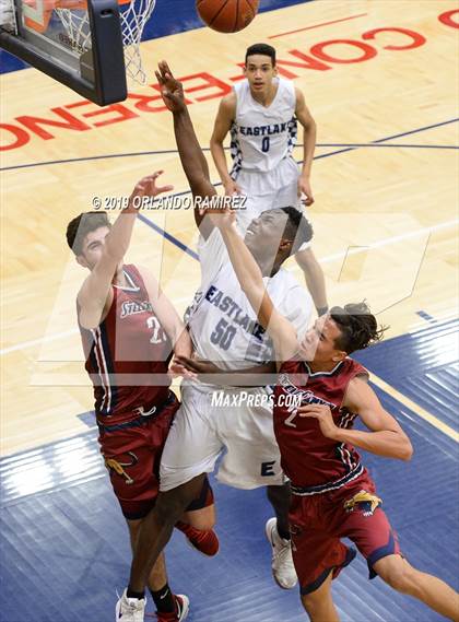 Thumbnail 2 in Eastlake vs Steele Canyon (East vs South Tournament) photogallery.