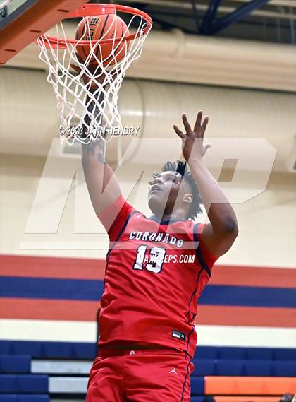 Thumbnail 3 in St. Pius X-St. Matthias Academy vs. Coronado (Tarkanian Classic) photogallery.