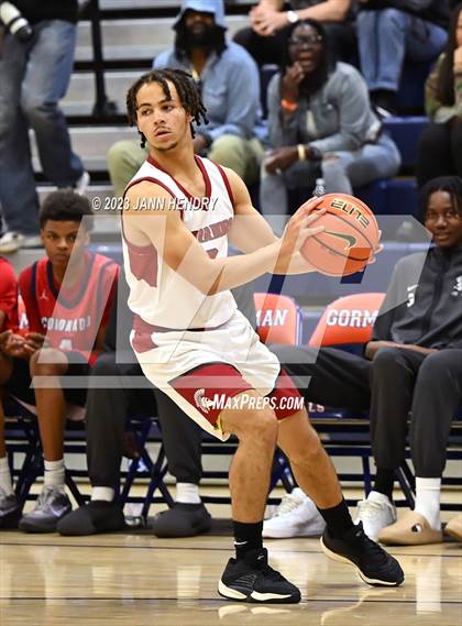 Thumbnail 3 in St. Pius X-St. Matthias Academy vs. Coronado (Tarkanian Classic) photogallery.