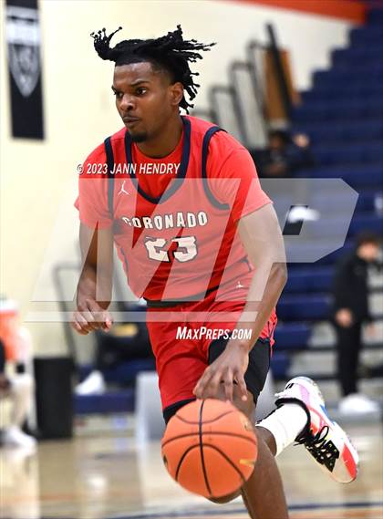 Thumbnail 2 in St. Pius X-St. Matthias Academy vs. Coronado (Tarkanian Classic) photogallery.
