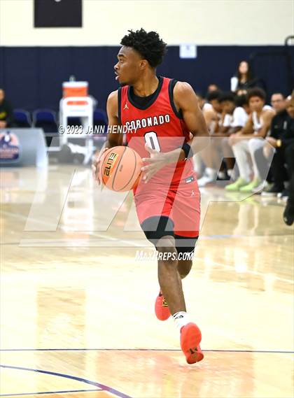 Thumbnail 3 in St. Pius X-St. Matthias Academy vs. Coronado (Tarkanian Classic) photogallery.