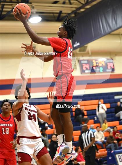 Thumbnail 1 in St. Pius X-St. Matthias Academy vs. Coronado (Tarkanian Classic) photogallery.
