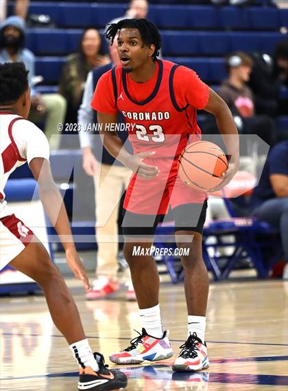 Thumbnail 3 in St. Pius X-St. Matthias Academy vs. Coronado (Tarkanian Classic) photogallery.