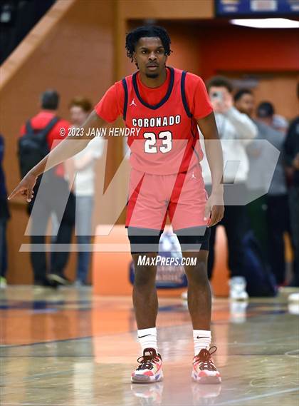 Thumbnail 2 in St. Pius X-St. Matthias Academy vs. Coronado (Tarkanian Classic) photogallery.