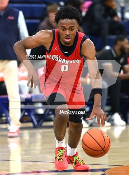 Thumbnail 3 in St. Pius X-St. Matthias Academy vs. Coronado (Tarkanian Classic) photogallery.