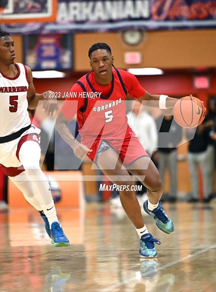 Thumbnail 3 in St. Pius X-St. Matthias Academy vs. Coronado (Tarkanian Classic) photogallery.