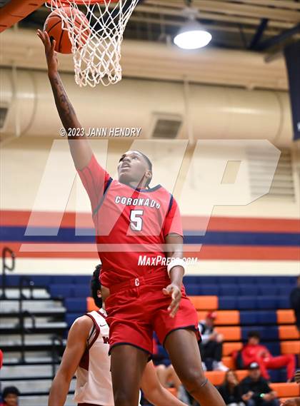 Thumbnail 1 in St. Pius X-St. Matthias Academy vs. Coronado (Tarkanian Classic) photogallery.