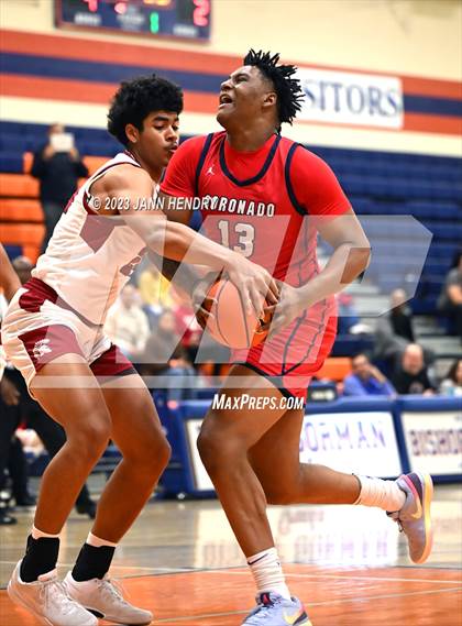 Thumbnail 1 in St. Pius X-St. Matthias Academy vs. Coronado (Tarkanian Classic) photogallery.