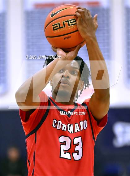 Thumbnail 3 in St. Pius X-St. Matthias Academy vs. Coronado (Tarkanian Classic) photogallery.