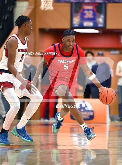 Thumbnail 2 in St. Pius X-St. Matthias Academy vs. Coronado (Tarkanian Classic) photogallery.