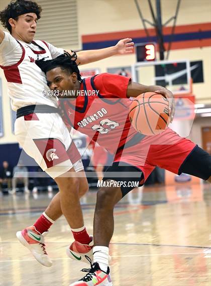 Thumbnail 2 in St. Pius X-St. Matthias Academy vs. Coronado (Tarkanian Classic) photogallery.