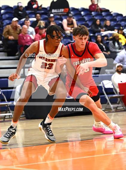 Thumbnail 3 in St. Pius X-St. Matthias Academy vs. Coronado (Tarkanian Classic) photogallery.