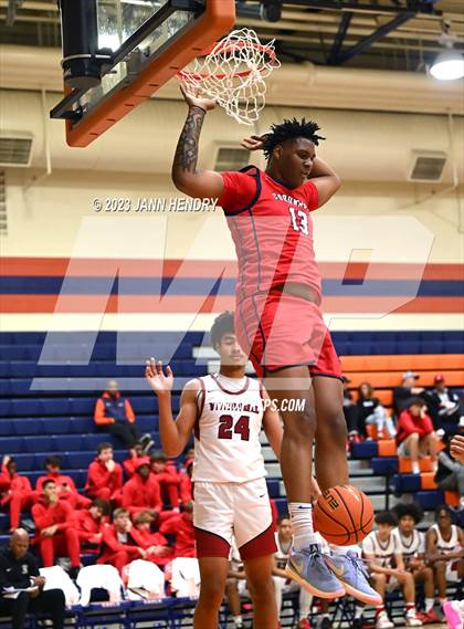 Thumbnail 1 in St. Pius X-St. Matthias Academy vs. Coronado (Tarkanian Classic) photogallery.