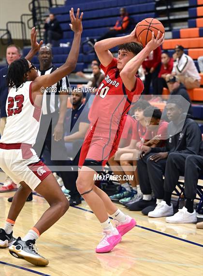 Thumbnail 3 in St. Pius X-St. Matthias Academy vs. Coronado (Tarkanian Classic) photogallery.