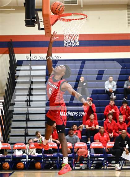 Thumbnail 2 in St. Pius X-St. Matthias Academy vs. Coronado (Tarkanian Classic) photogallery.