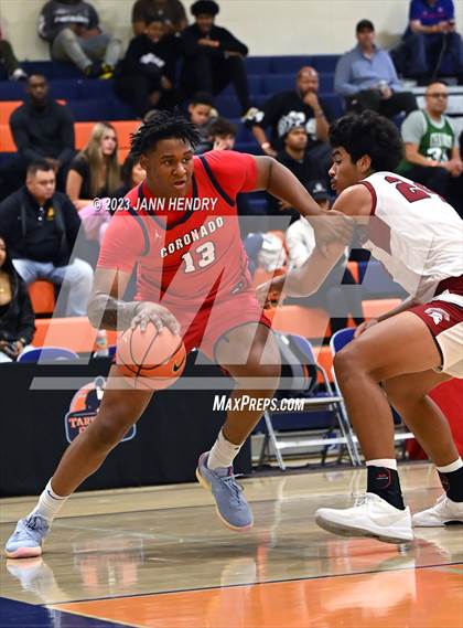 Thumbnail 3 in St. Pius X-St. Matthias Academy vs. Coronado (Tarkanian Classic) photogallery.