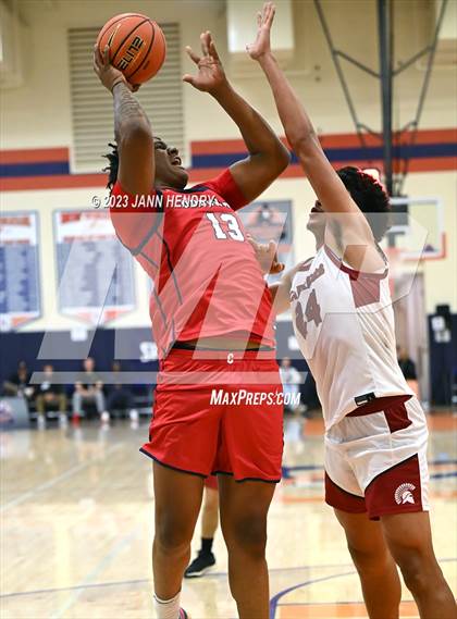 Thumbnail 2 in St. Pius X-St. Matthias Academy vs. Coronado (Tarkanian Classic) photogallery.