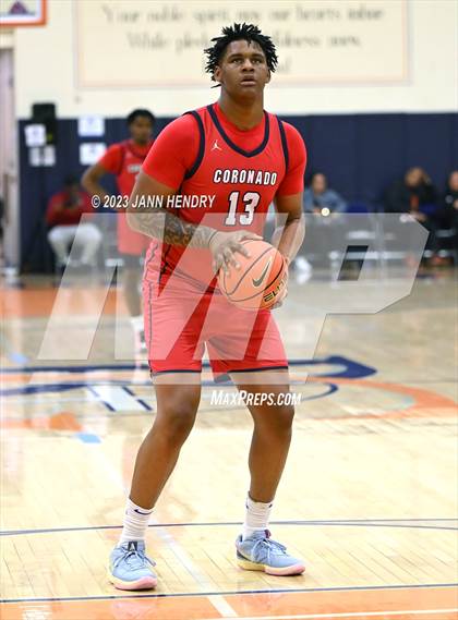 Thumbnail 1 in St. Pius X-St. Matthias Academy vs. Coronado (Tarkanian Classic) photogallery.
