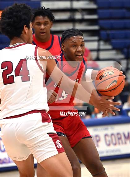 Thumbnail 2 in St. Pius X-St. Matthias Academy vs. Coronado (Tarkanian Classic) photogallery.