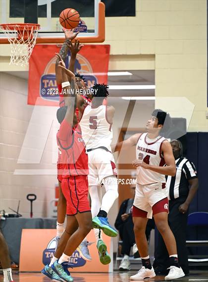 Thumbnail 1 in St. Pius X-St. Matthias Academy vs. Coronado (Tarkanian Classic) photogallery.