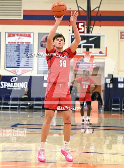 Thumbnail 1 in St. Pius X-St. Matthias Academy vs. Coronado (Tarkanian Classic) photogallery.