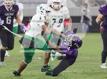 Thumbnail 2 in Carlsbad vs. Lincoln (CIF SDS Open Division Final) photogallery.