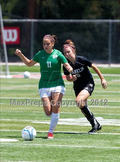Thumbnail 1 in St. Mary's vs. Franklin (CIF SJS D1Final) photogallery.