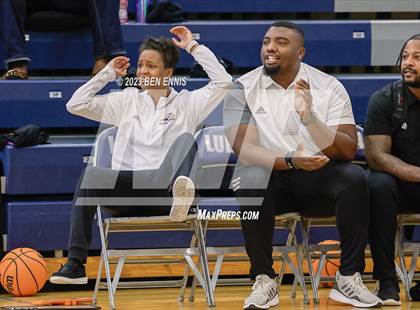 Thumbnail 3 in Westlake vs Jones County (MLK Luella HoopKlub Showcase) photogallery.
