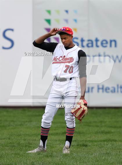 Thumbnail 2 in Monsignor McClancy vs, Xaverian (CHSAA 1st Round) photogallery.