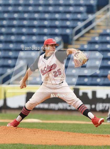Thumbnail 1 in Monsignor McClancy vs, Xaverian (CHSAA 1st Round) photogallery.