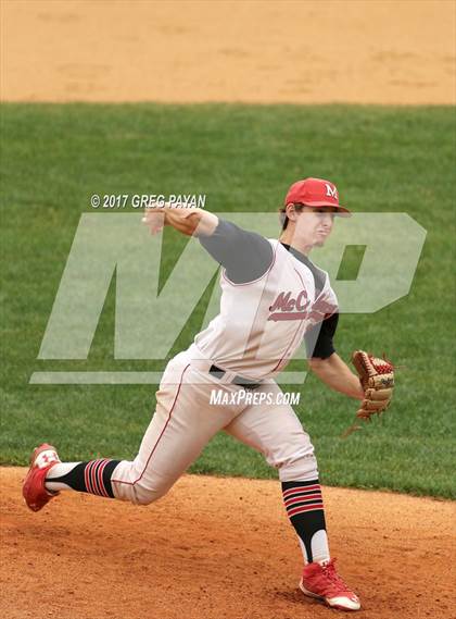Thumbnail 2 in Monsignor McClancy vs, Xaverian (CHSAA 1st Round) photogallery.