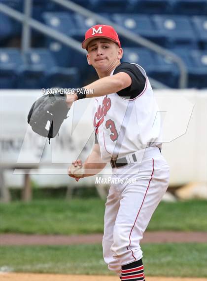 Thumbnail 2 in Monsignor McClancy vs, Xaverian (CHSAA 1st Round) photogallery.