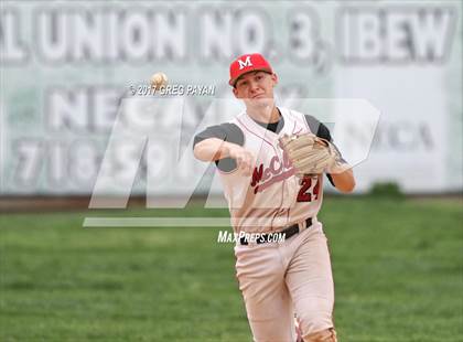 Thumbnail 2 in Monsignor McClancy vs, Xaverian (CHSAA 1st Round) photogallery.