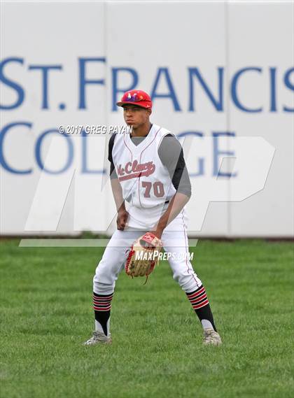 Thumbnail 2 in Monsignor McClancy vs, Xaverian (CHSAA 1st Round) photogallery.