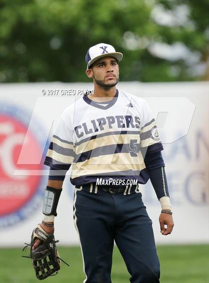 Thumbnail 1 in Monsignor McClancy vs, Xaverian (CHSAA 1st Round) photogallery.